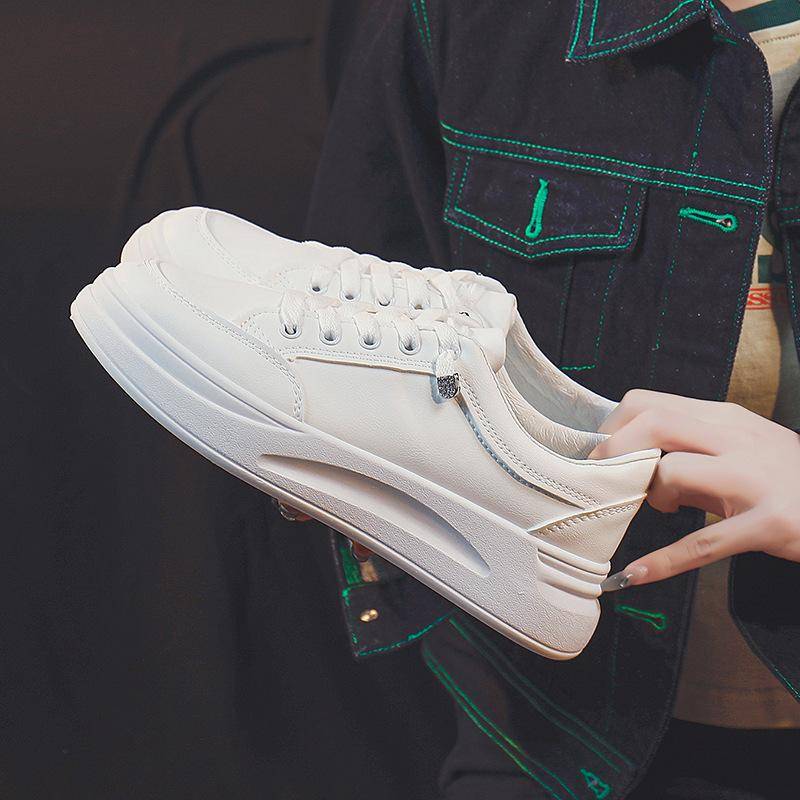 Weiße Schuhe Damen Sneaker Übergröße Damenschuhe Studenten Freizeitschuhe Laufschuhe 41 weiß von Joom DACH