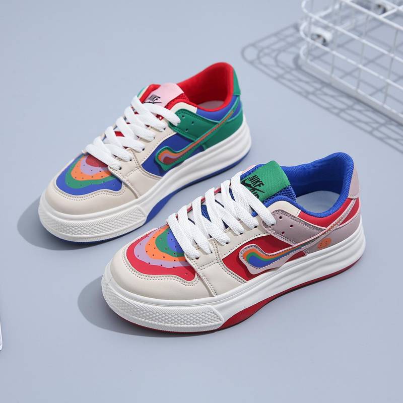 Weiße Schuhe für Damen Sommer Neue Studenten Laufschuhe Sneaker für Damen Alles passend Streetstyle Casual 40 von Joom DACH