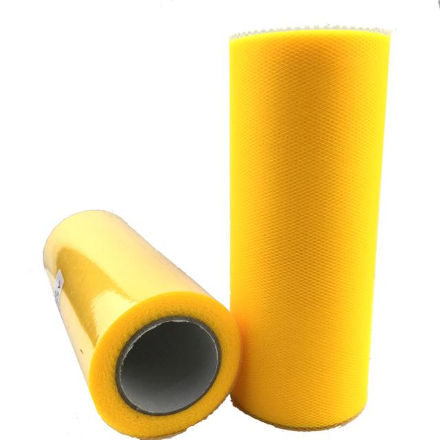 Weiße Tüll-Rollenspule, 25 Yards, 15 cm, Organza-Rolle, Tüll-Stoff, Tutu-Rock, Mädchen-Babyparty-Dekorationen, Hochzeits-Party-Zubehör goldgelb von Joom DACH