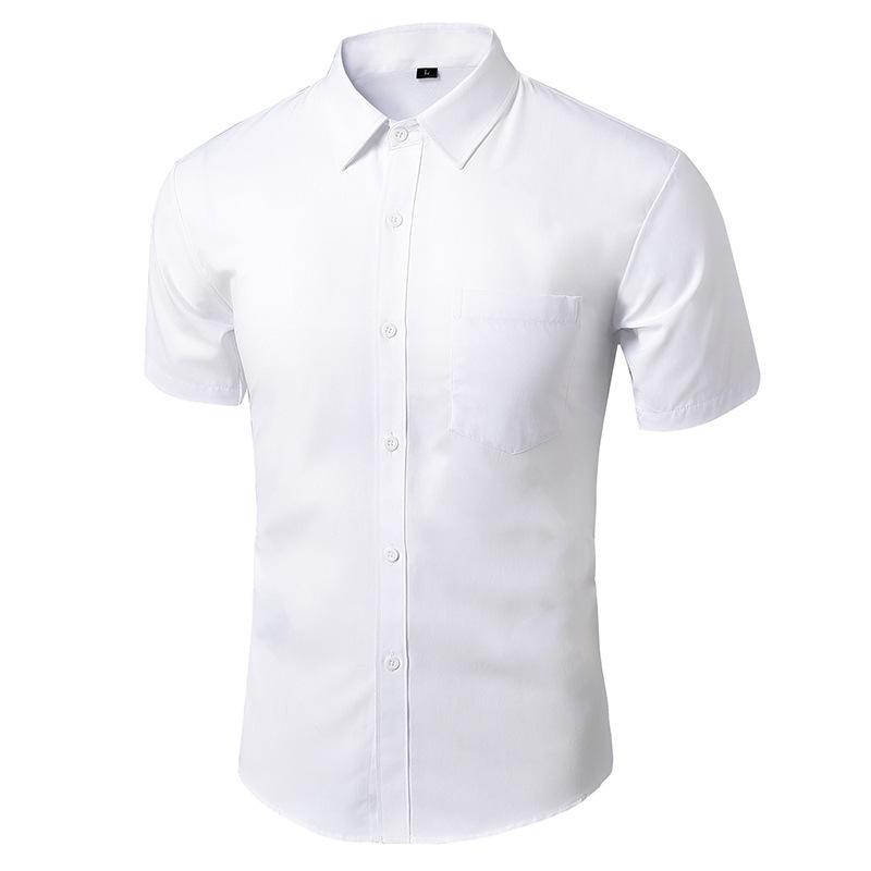Weißes Hemd Herren Langarm Slim Fit Professionelles Büro Herren Weißes Freizeitanzughemd 5xL von Joom DACH