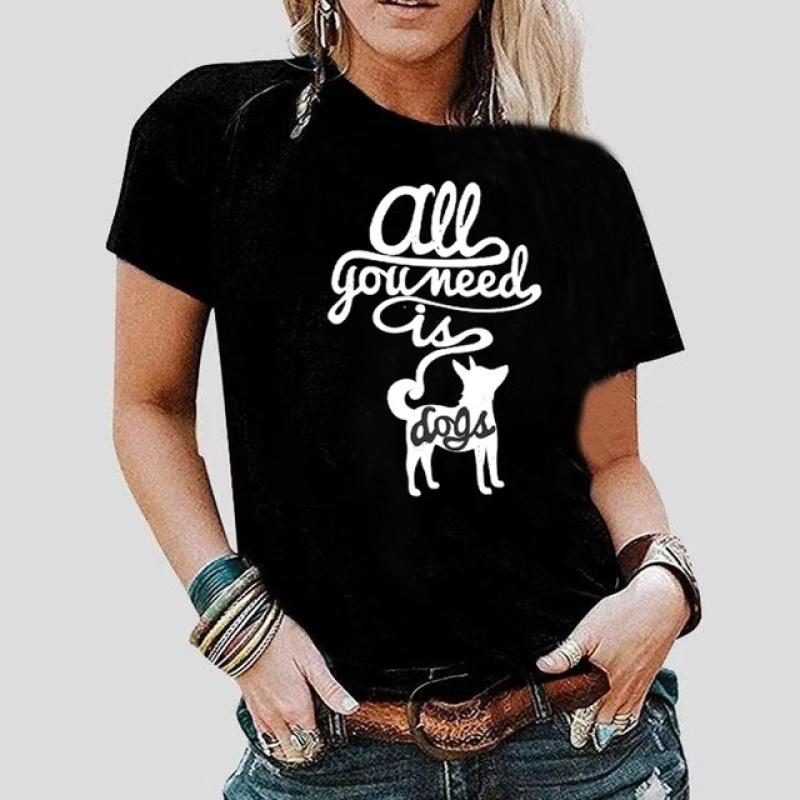 Weißes T-Shirt mit Bilddruck für Damen, Sommer, Rundhalsausschnitt, kurzärmelig, modisches T-Shirt für Damen, lässige Streetwear, Pendler-Tops XXL Weißes T-Shirt mit Bilddruck für Damen, Sommer, Rundhalsausschnitt, kurzärmelig, modisches T-Shirt für Damen, lässige Streetwear, Pendler-Tops XXL von Joom DACH