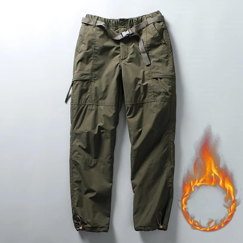 Werkzeughose Dicke wasserdichte Fleece-Cargohose Herren Damen Winter Outdoor Mehrere Taschen Lockere Gerade Overallhose 6XL dunkelgrüne Werkzeughose Dicke wasserdichte Fleece-Cargohose Herren Damen Winter Outdoor Mehrere Taschen Lockere Gerade Overallhose 6XL dunkelgrüne von Joom DACH
