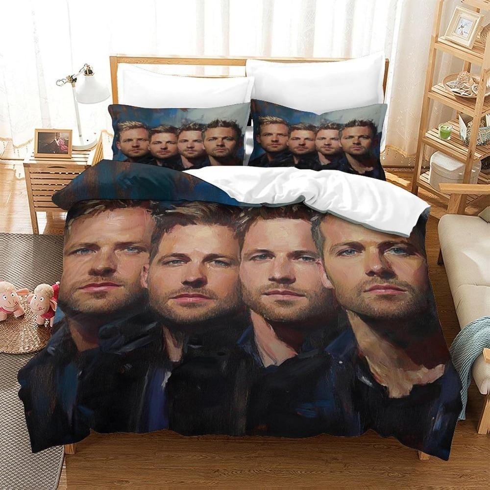 Westlife Bettbezug-Set, Bettwäsche-Sets, Kinderbettwäsche, Reißverschluss mit Kissenbezug, Bettset für Jungen und Mädchen, Kinder-Einzel 90x200cm von Joom DACH