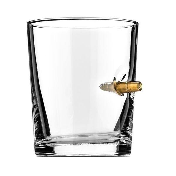 Whiskeyglas mit echtem Alkoholglas verkrustet von Joom DACH