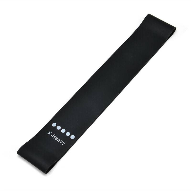 Widerstandsbänder Loop Übung Gummi Gym Yoga Gummiband Fitnesstraining schwarz von Joom DACH