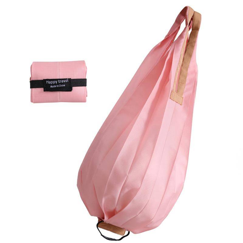 Wiederverwendbare Einkaufstaschen Groß Tragbar Umweltfreundlich Faltbar Schultertasche Handtasche Tasche Tragetaschen Faltbare Lebensmitteleinkaufstaschen hellrosa von Joom DACH