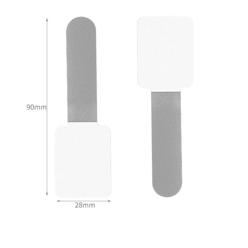 Wiederverwendbare Kabelbinder, Befestigungsdraht-Organizer, Kabelseilhalter, selbstklebend, verstellbare Kabel-Organizer-Gurte, Schreibtisch-Management 5Pcs grau von Joom DACH