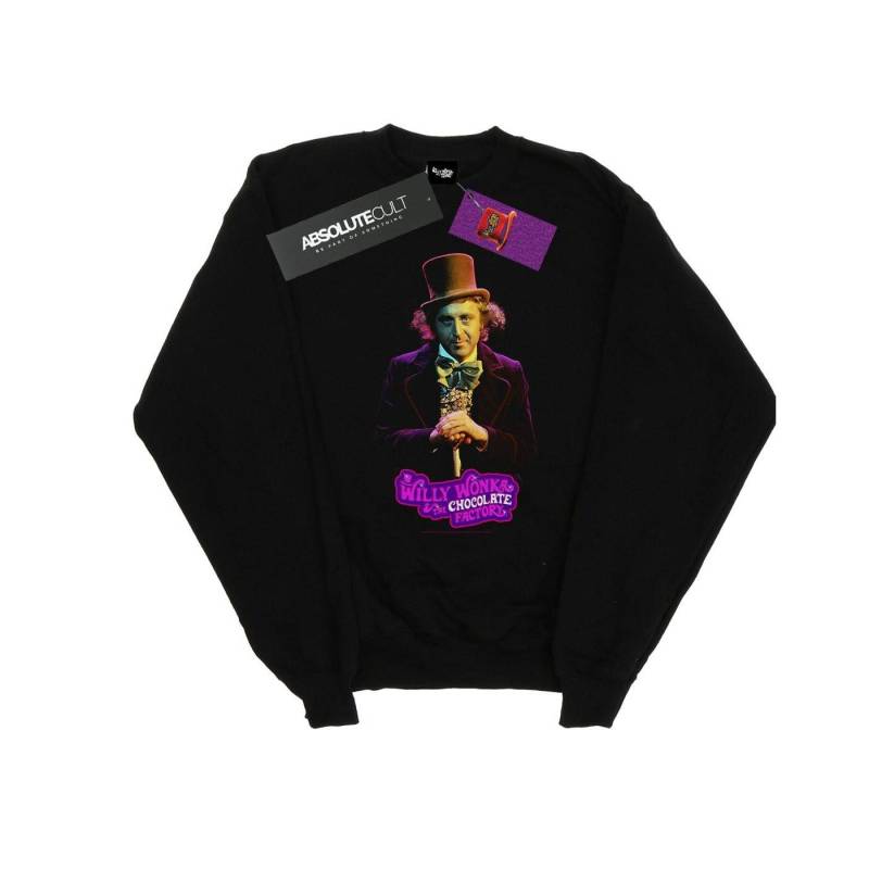 Willy Wonka And The Chocolate Factory Herren-Sweatshirt „Dark Pose“. XXL schwarz von Joom DACH