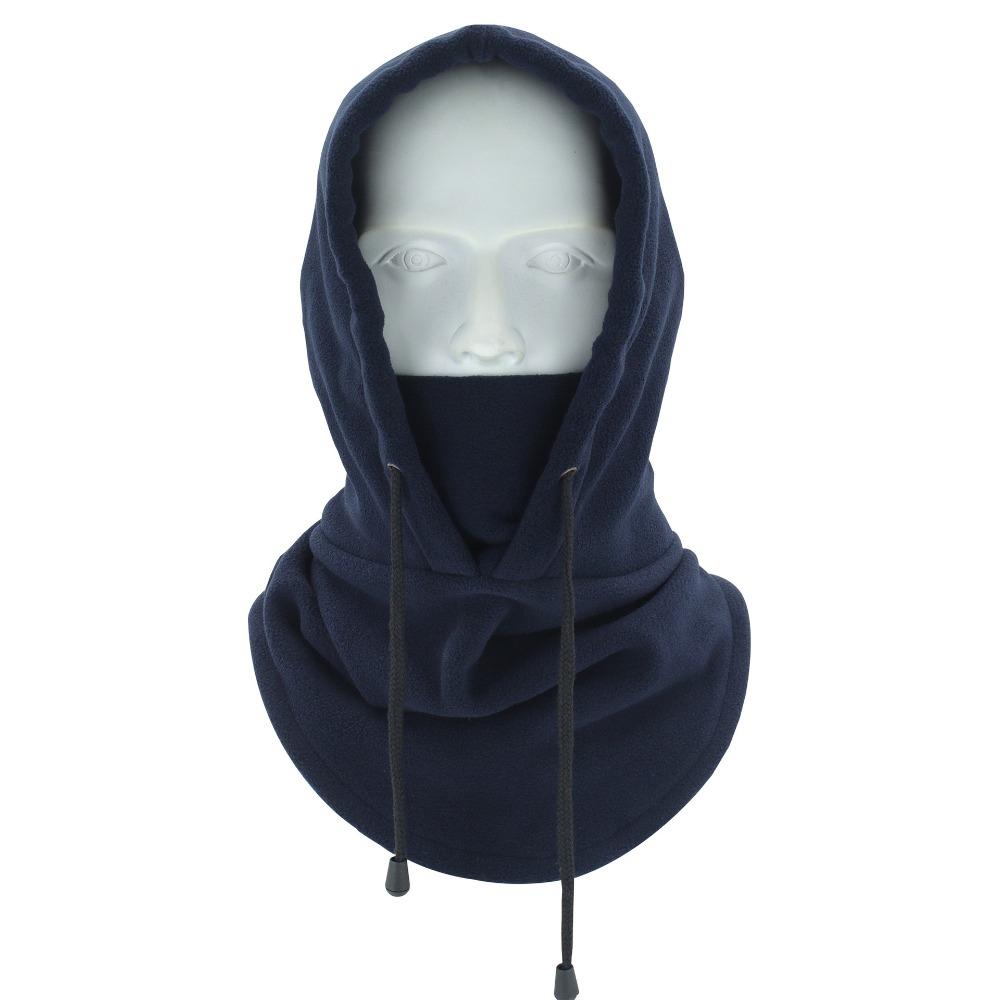 Winddichte Balaclava Polar Fleece Ski Maske Caps Mode Männer Bonnets Frauen Mann dunkelblau von Joom DACH