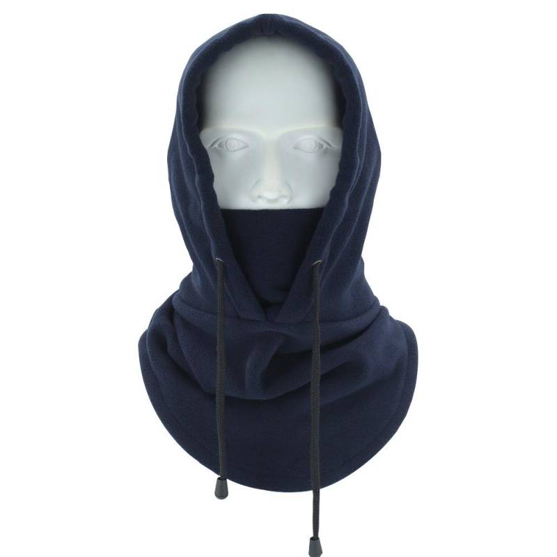 Winddichte Balaclava Polar Fleece Ski Maske Caps Mode Männer Bonnets Frauen Mann dunkelblau von Joom DACH