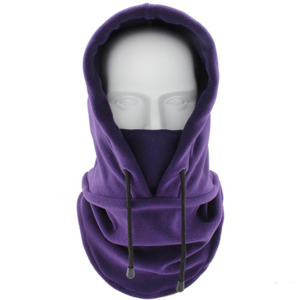 Winddichte Balaclava Polar Fleece Ski Maske Caps Mode Männer Bonnets Frauen Mann violett von Joom DACH