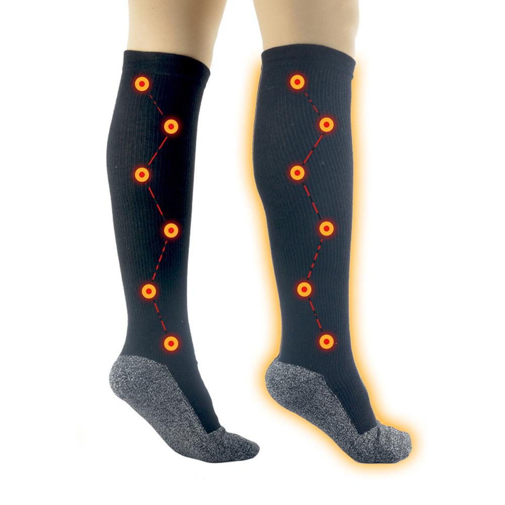 Winter 35 Grad Celsius Konstante Temperatur Heizsocken für Männer Frauen Warme Thermosocken Isolierte Kniestrümpfe von Joom DACH