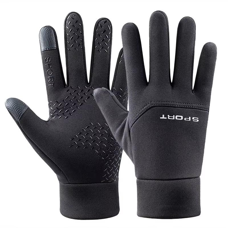 Winter-Biker-Handschuhe für Herren und Damen, Motorrad-Touchscreen, wasserdicht, warm, winddicht, Handschuhe, Radfahren, Snowboard, Fahren, Skisport XL schwarz von Joom DACH