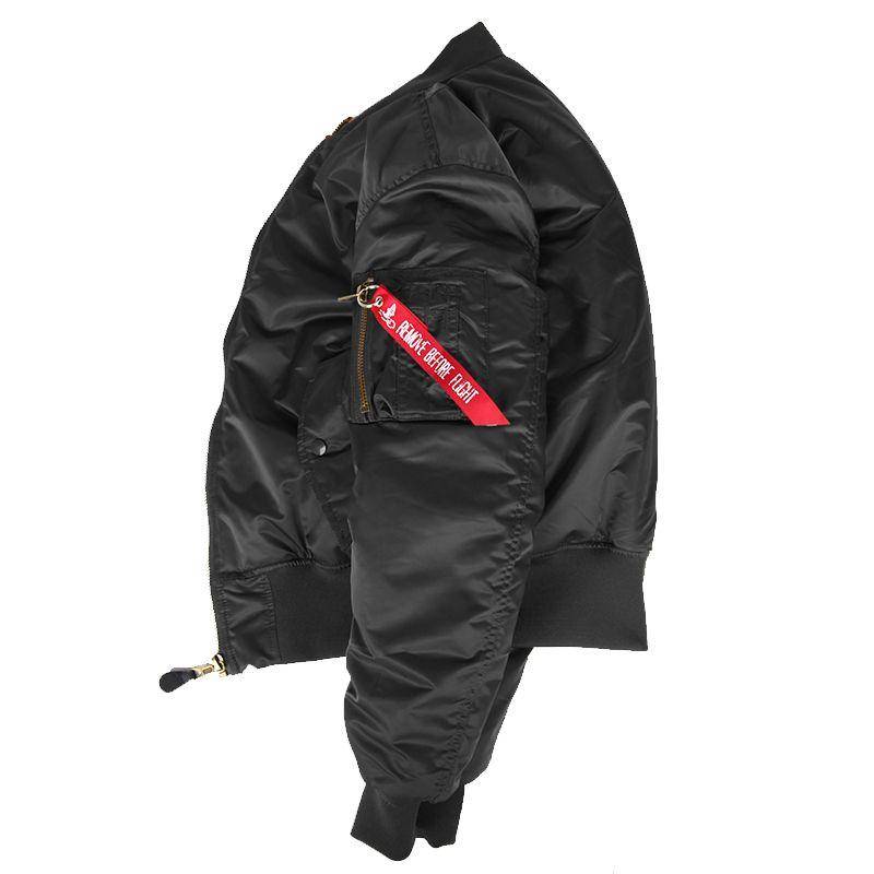 Winter-Bomberjacke, gepolsterte Air Force-Jacke für Damen und Herren, wendbare Herrenjacke M von Joom DACH