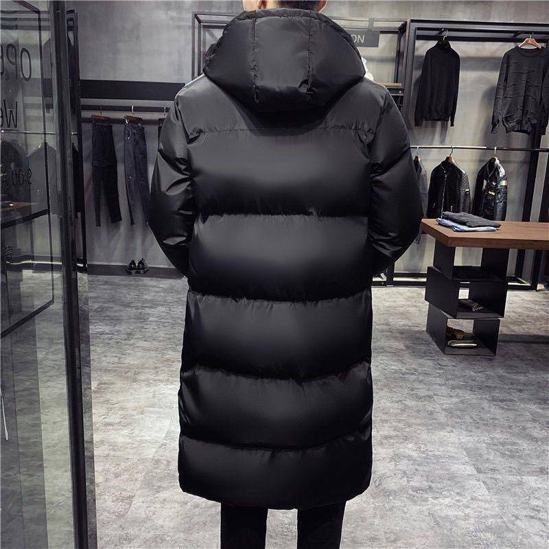 Winter Casual Lange Daunenjacke Herren Casual Fashion Parka Herren Dicke Windjacke XXL von Joom DACH