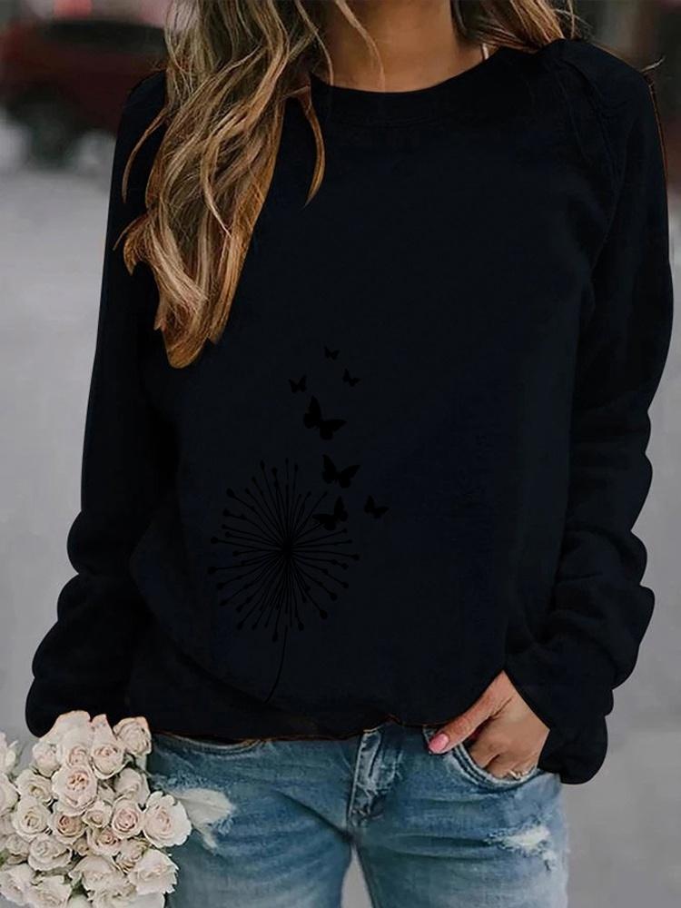 Winter Damen Löwenzahn bedrucktes Rundhals T-Shirt Plus Size Casual Langarm Tops Bequemes Sweatshirt L Winter Damen Löwenzahn bedrucktes Rundhals T-Shirt Plus Size Casual Langarm Tops Bequemes Sweatshirt L von Joom DACH
