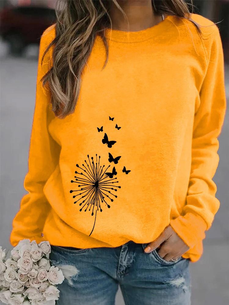 Winter Damen Löwenzahn bedrucktes Rundhals T-Shirt Plus Size Casual Langarm Tops Bequemes Sweatshirt XL gelb Winter Damen Löwenzahn bedrucktes Rundhals T-Shirt Plus Size Casual Langarm Tops Bequemes Sweatshirt XL gelb von Joom DACH