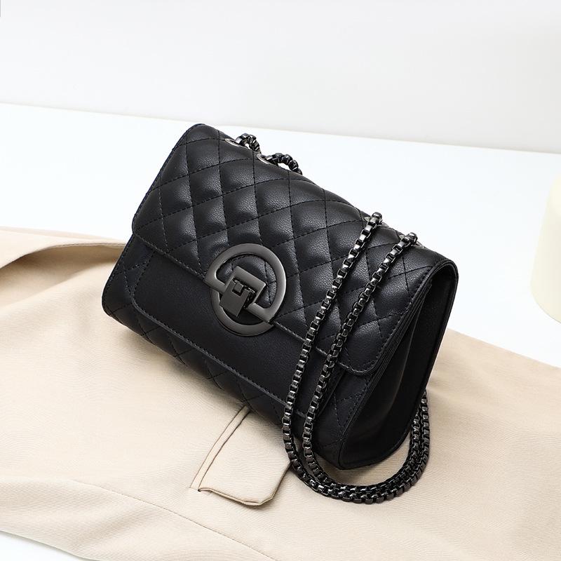 Winter Damen Umhängetasche Hochwertige Textur Passend Kleine Ketten-Tasche Mode Schultertasche Kleine Quadratische Tasche von Joom DACH