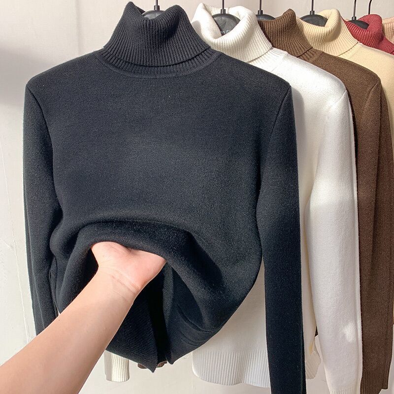 Winter Dicke Rollkragenpullover Frauen Casual Mode Plüsch Pullover Frauen Weiche Warme Jumper Vintage Strickwaren Tops 29173 One Size schwarz Winter Dicke Rollkragenpullover Frauen Casual Mode Plüsch Pullover Frauen Weiche Warme Jumper Vintage Strickwaren Tops 29173 One Size schwarz von Joom DACH