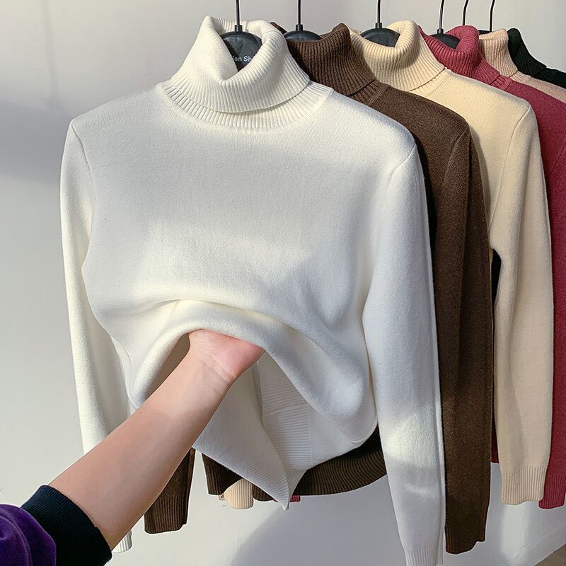 Winter Dicke Rollkragenpullover Frauen Casual Mode Plüsch Pullover Frauen Weiche Warme Jumper Vintage Strickwaren Tops 29173 One Size weiß Winter Dicke Rollkragenpullover Frauen Casual Mode Plüsch Pullover Frauen Weiche Warme Jumper Vintage Strickwaren Tops 29173 One Size weiß von Joom DACH