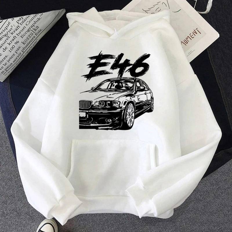 Winter E46 Auto Hoodies Frühling Herbst Frauen Tops Ästhetische Kleidung Mode Männer Sweatshirt Grafik Hoodie S von Joom DACH