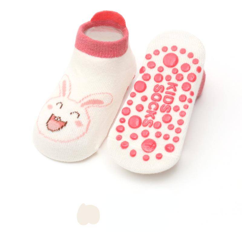 Winter Frühling Anti Slip Baby Socken Niedlichen Cartoon Tier Brief Drucken Kleinkind Kinder Boden Socken Gummi Sohlen Baby Junge Mädchen socken S von Joom DACH