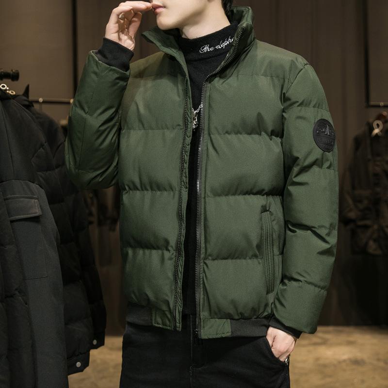Winter Große Größe Baumwolle-gepolsterte Kleidung Herren Neue Trend Koreanische Version von Stehkragen Verdickt Warme Baumwolle Kleidung 5XL von Joom DACH