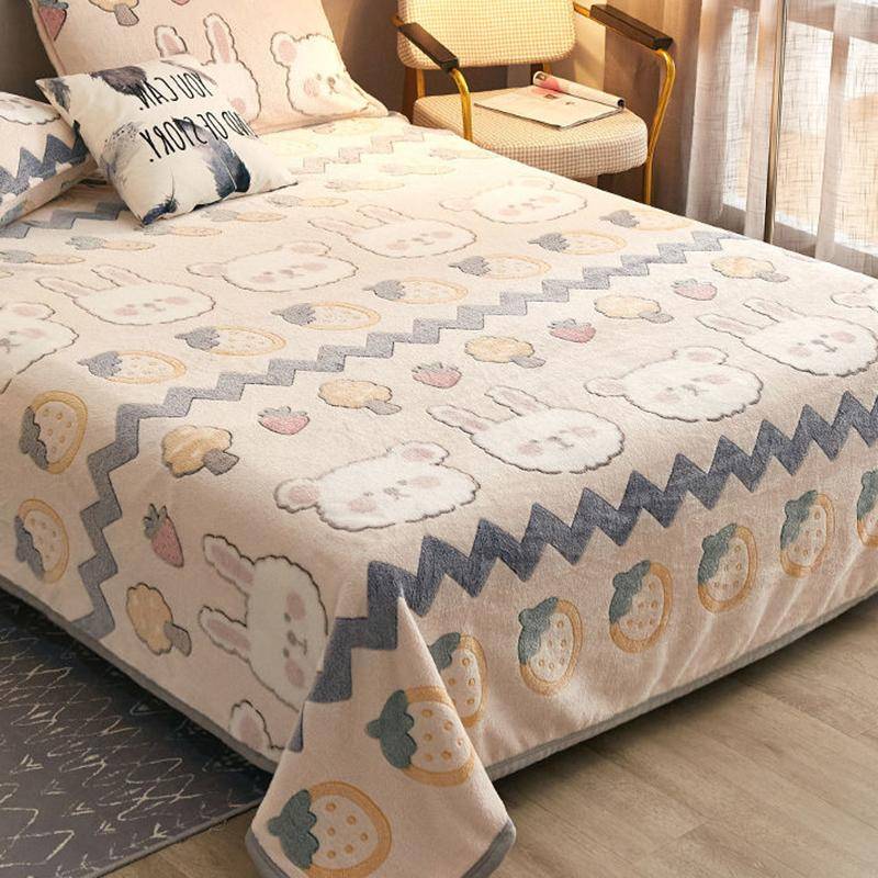 Winter Haushalt Korallen Samt Bettlaken einteilige doppelseitige Verdickung Plus Samt Flanell Decke Decke 150 * 200cm Winter Haushalt Korallen Samt Bettlaken einteilige doppelseitige Verdickung Plus Samt Flanell Decke Decke 150 * 200cm von Joom DACH