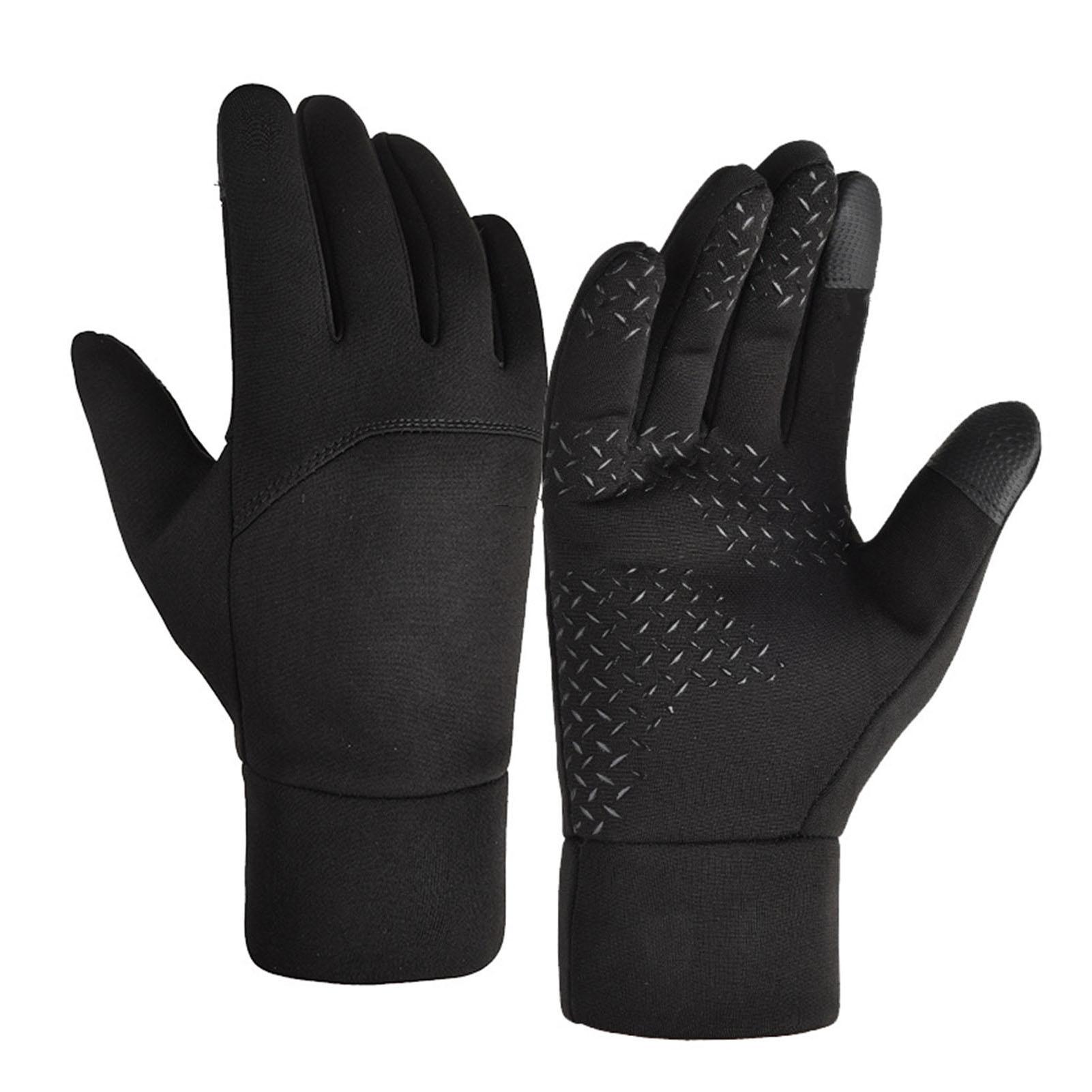 Winter Herren Handschuhe Touchscreen Winddicht Wasserdicht Gebürstete Handschuhe Für Outdoor-Sportaktivitäten XL von Joom DACH