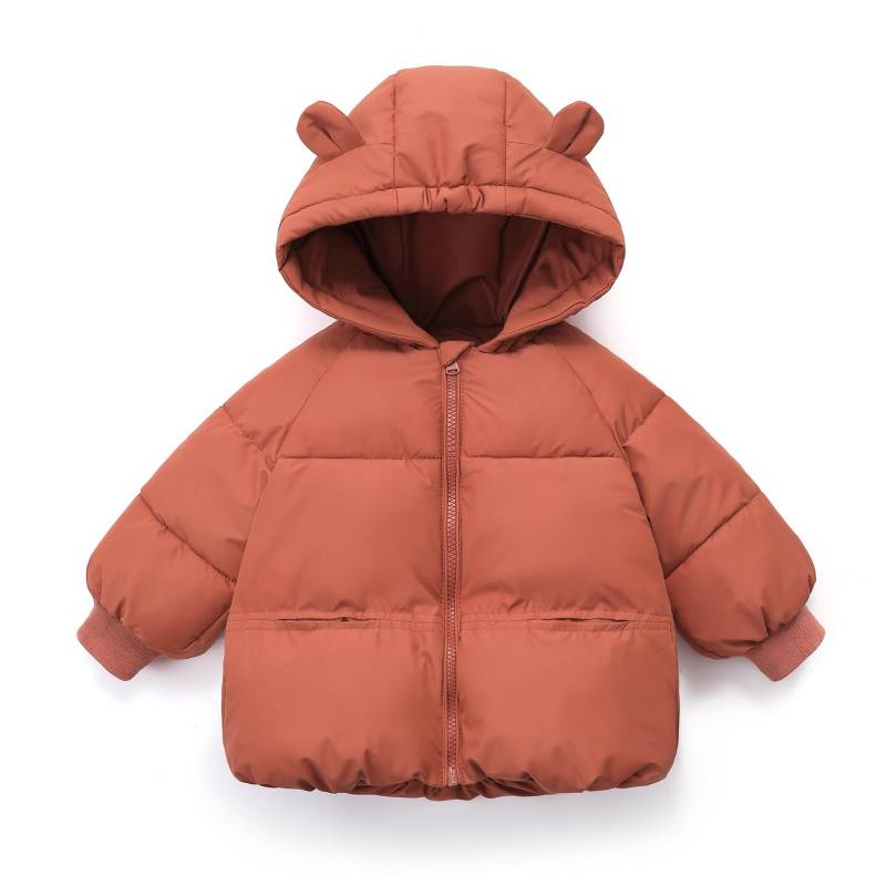 Winter Kinder Jacken Jungen Mädchen Baumwolle Mantel Verdicken Kapuzen Kleidung Kinder Outer 110 rot von Joom DACH