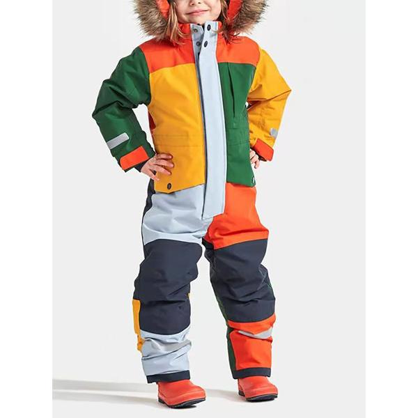 Winter Kinder Skianzug Winddicht Wasserdicht Warme Jacke Mädchen Jungen Schneejacke Outdoor 140cm von Joom DACH