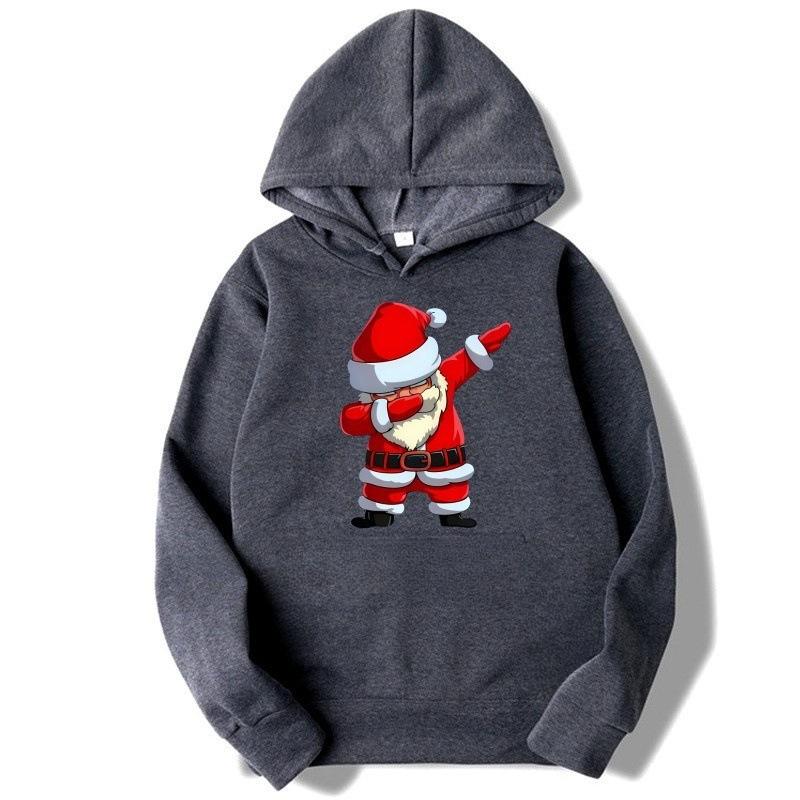 Winter Kinder Warmes Sweatshirt Cartoon Rot Ältere Bedruckt Locker Bequem Kapuzen-Sweatshirts 160cm von Joom DACH