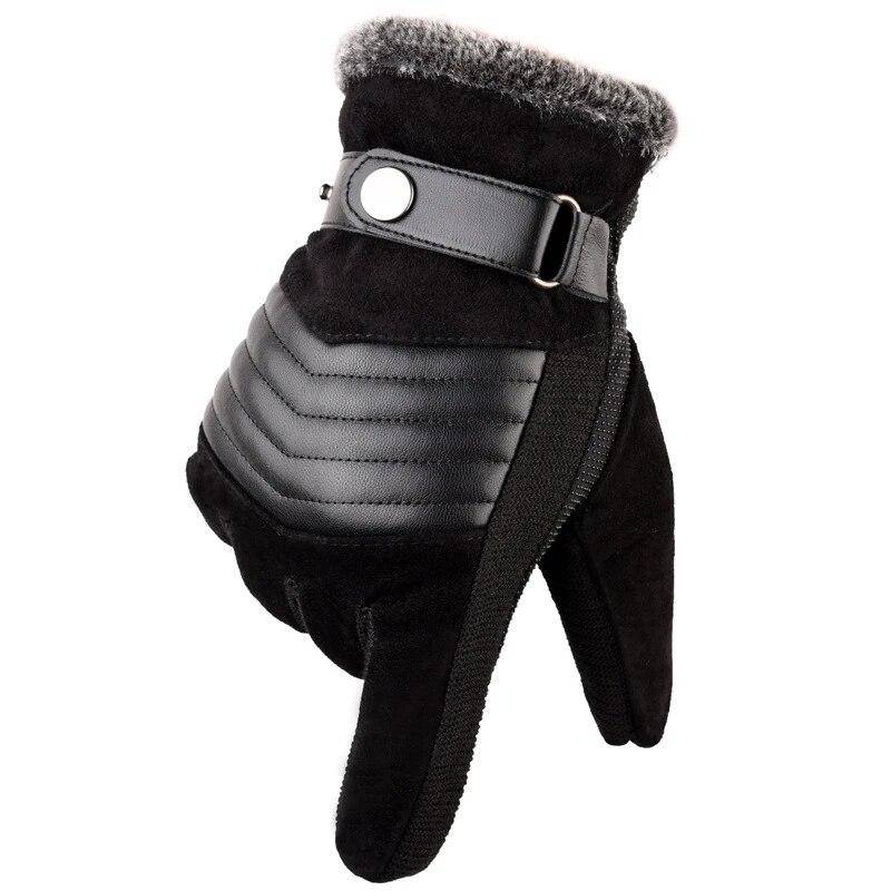 Winter Männer Handschuhe Touchscreen Warme Casual Handschuhe Fäustlinge für Männer Outdoor Sport Voll Finger Solid Handschuh von Joom DACH