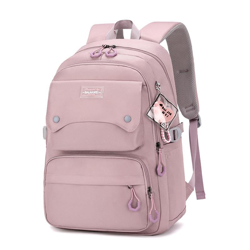 Winter Mode Kinder Rucksack Mittelschule Mädchen Schultasche Große Kapazität Grundschüler Rucksack für Klasse 3 5 6 7 violett von Joom DACH