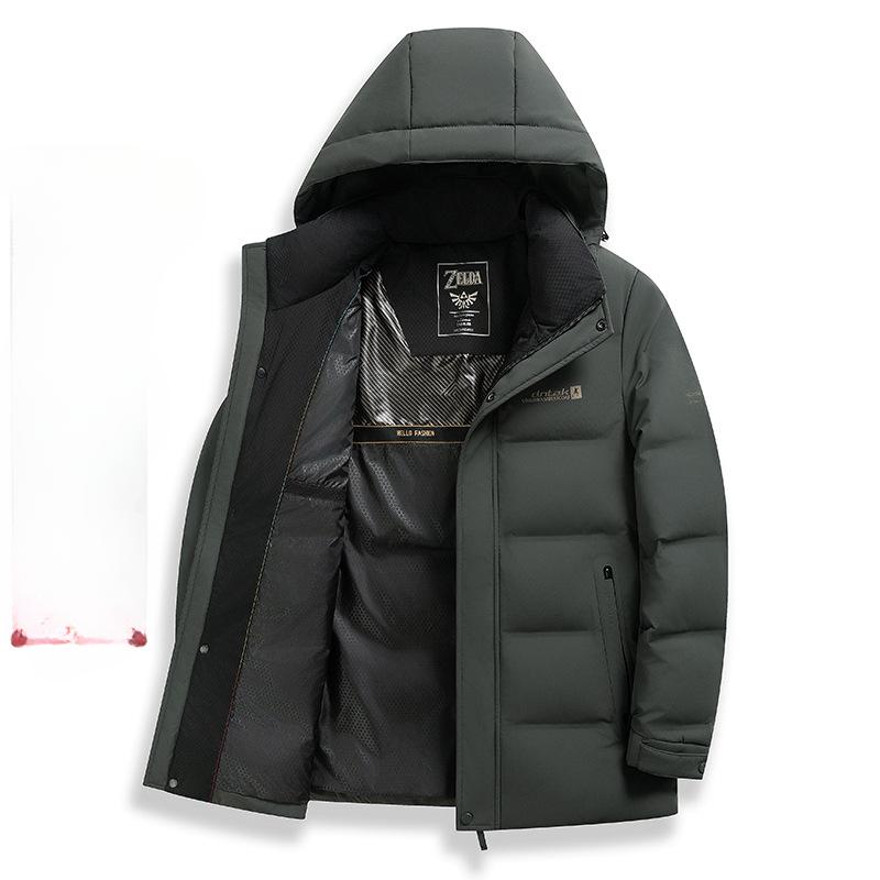 Winter Neue Daunenjacke Herren Mittel und Lang Warm Herrenjacke XXXXL von Joom DACH