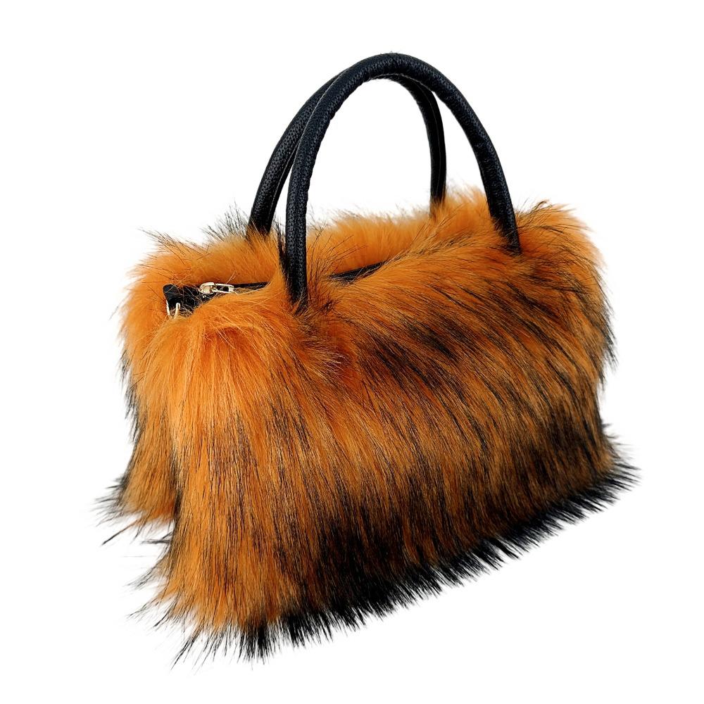 Winter Neue Plüsch Damen Tragetaschen Mode Imitation Waschbärfell Horizontale Quadratische Handtasche Weich Bequem Tragbar Schulter Umhängetasche für Damen orange Winter Neue Plüsch Damen Tragetaschen Mode Imitation Waschbärfell Horizontale Quadratische Handtasche Weich Bequem Tragbar Schulter Umhängetasche für Damen orange von Joom DACH