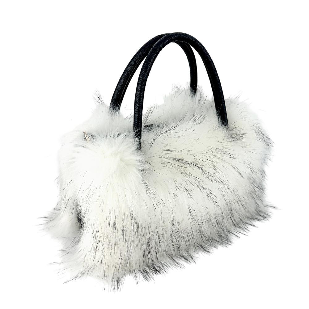 Winter Neue Plüsch Damen Tragetaschen Mode Imitation Waschbärfell Horizontale Quadratische Handtasche Weich Bequem Tragbar Schulter Umhängetasche für Damen weiß Winter Neue Plüsch Damen Tragetaschen Mode Imitation Waschbärfell Horizontale Quadratische Handtasche Weich Bequem Tragbar Schulter Umhängetasche für Damen weiß von Joom DACH