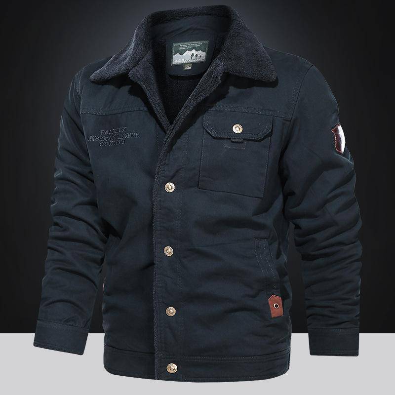 Winter Neuer Herren Lammwollmantel Overall Baumwollgepolsterte Jacke Jung und Mittelalt Übergröße Kapuze mit Wolle Gepolsterte Jacke 5XL von Joom DACH