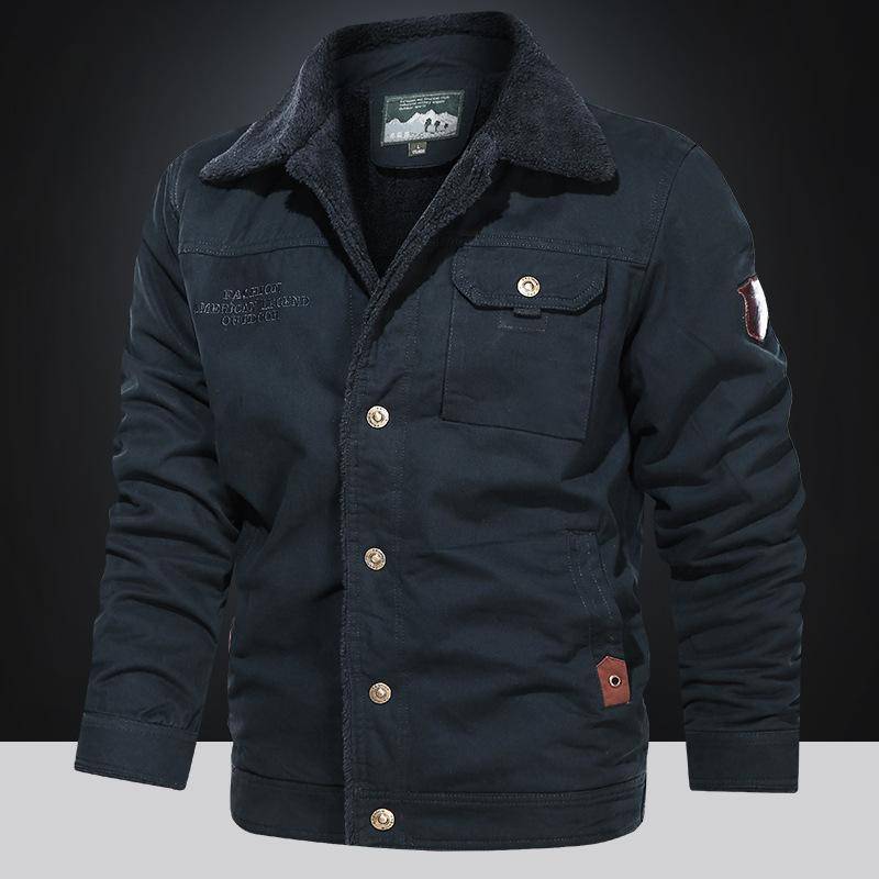 Winter Neuer Herren Lammwollmantel Overall Baumwollgepolsterte Jacke Jung und Mittelalt Übergröße Kapuze mit Wolle Gepolsterte Jacke 5XL von Joom DACH