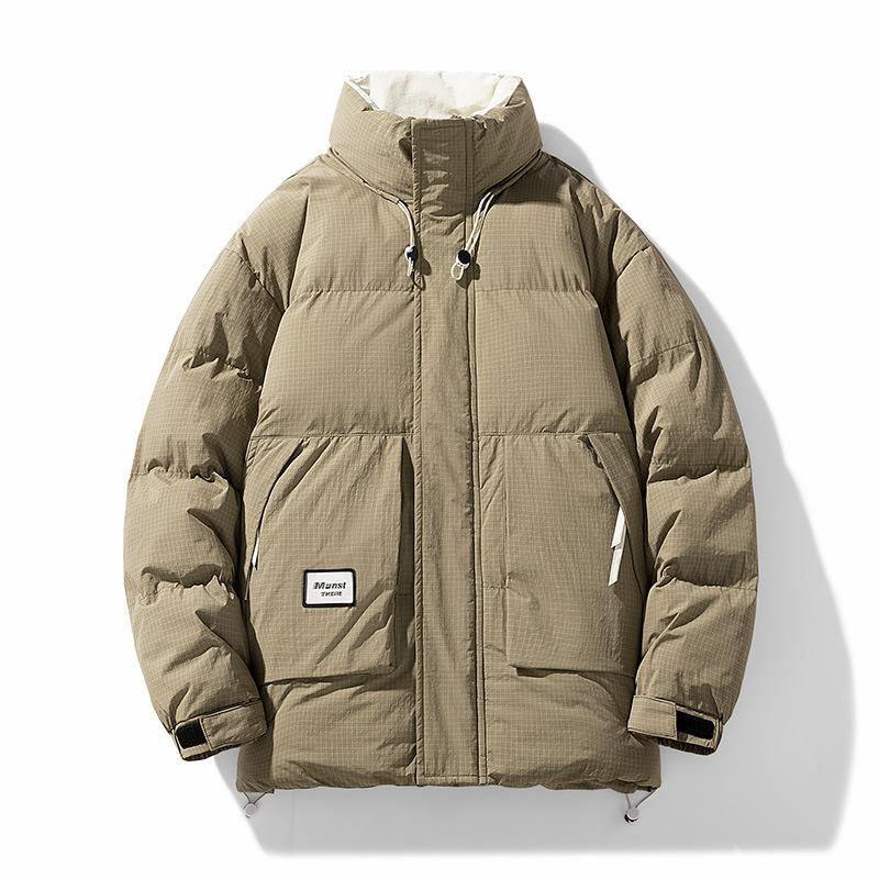 Winter Parkas Männer 8XL 9XL Plus Größe Dick Gepolsterte Jacke Mantel Mode Lässig Fracht Plaid Parkas Männlich Große Größe 8XL 9XL 8XL dunkle khaki von Joom DACH