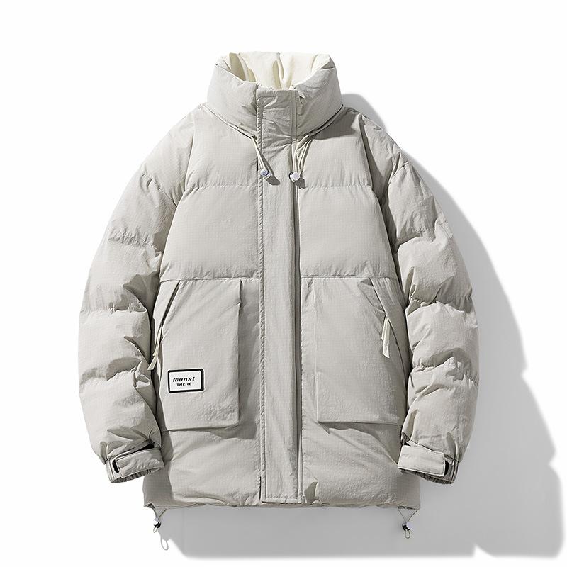 Winter Parkas Männer 8XL 9XL Plus Größe Dick Gepolsterte Jacke Mantel Mode Lässig Fracht Plaid Parkas Männlich Große Größe 8XL 9XL 8XL helle khaki von Joom DACH