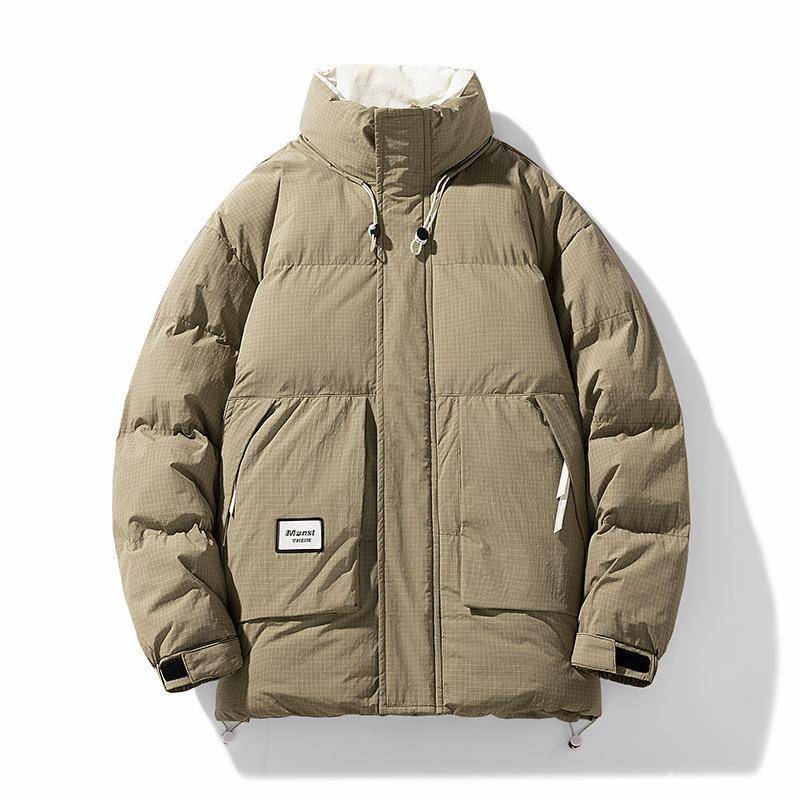 Winter Parkas Männer 8XL 9XL Plus Größe Dick Gepolsterte Jacke Mantel Mode Lässig Fracht Plaid Parkas Männlich Große Größe 8XL 9XL XXXXXL dunkle khaki von Joom DACH