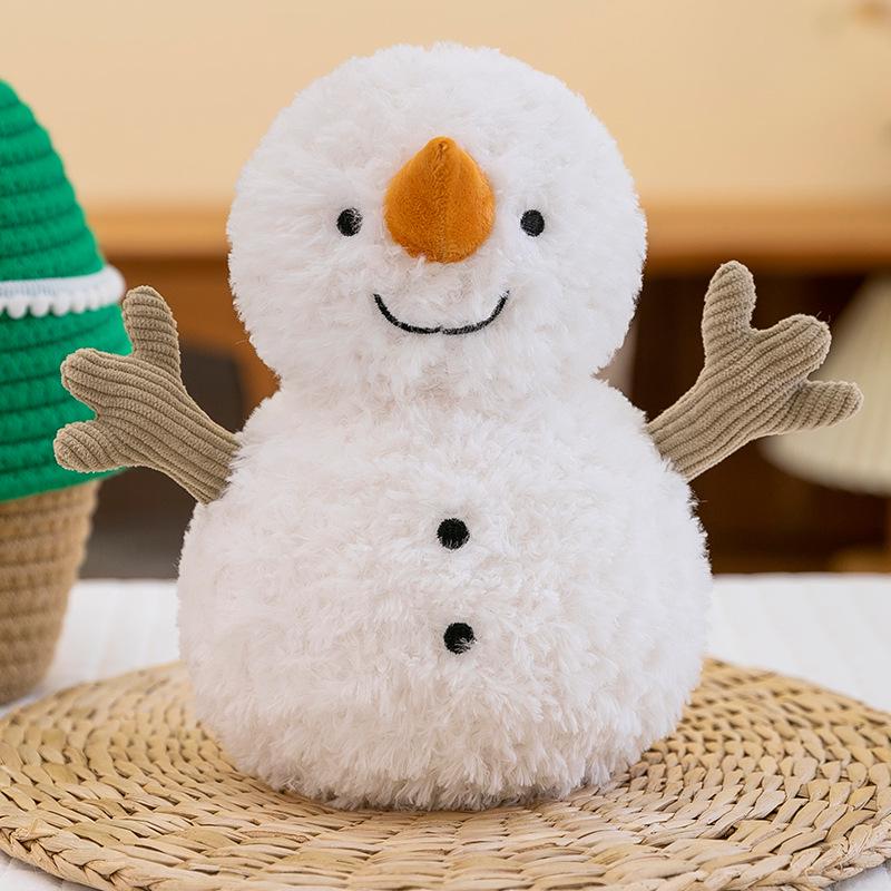 Winter Schneemann Plüschtier - Süßes Weihnachtsgeschenk & Kinderbegleitpuppe 25cm von Joom DACH