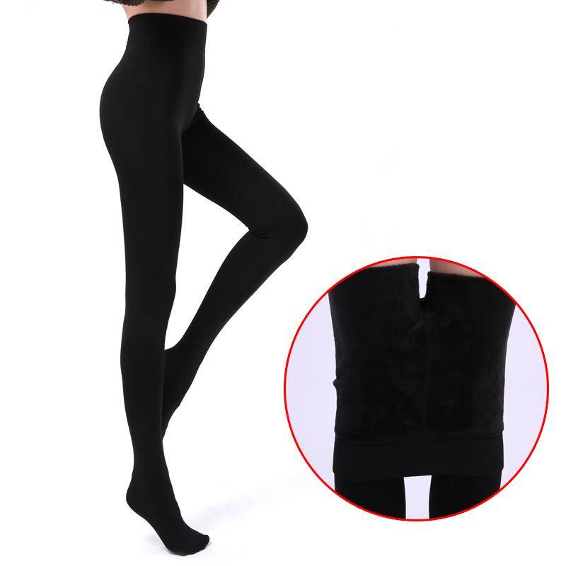 Winter-Thermal-Leggings mit warmem Fleece-Futter für Damen, dicke, mit Fell gefütterte Strumpfhose M Winter-Thermal-Leggings mit warmem Fleece-Futter für Damen, dicke, mit Fell gefütterte Strumpfhose M von Joom DACH