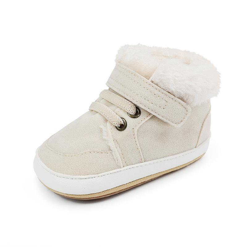 Winter-Wanderschuhe für Jungen, Baby-Pre-Step-Schuhe, Babyschuhe für Neugeborene 13 weiß von Joom DACH