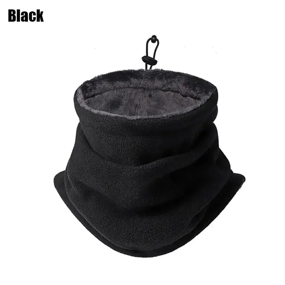 Winter Warme Skimaske Männer Bandana Fleece Halswärmer Gamasche Winddichter Schal Camping Wandern Sturmhaube Angeln Radfahren Gesichtsmaske schwarz von Joom DACH