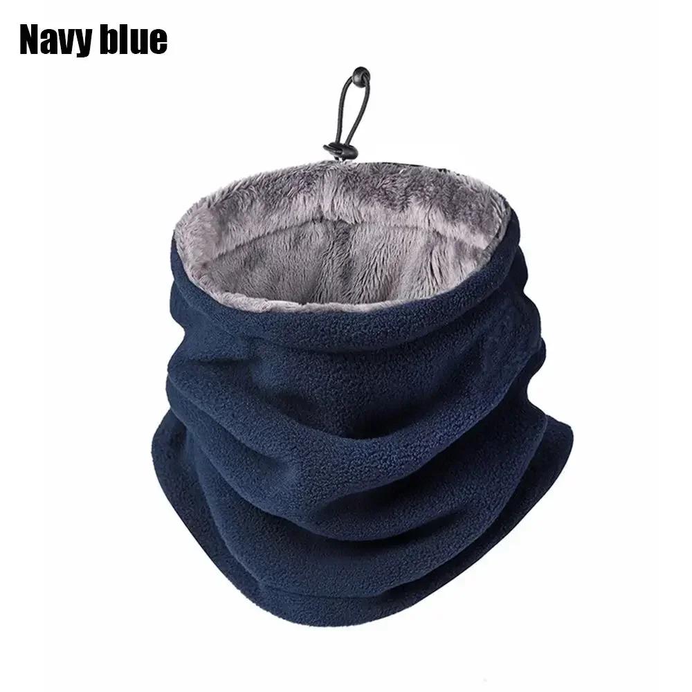 Winter Warme Skimaske Männer Bandana Fleece Halswärmer Gamasche Winddichter Schal Camping Wandern Sturmhaube Angeln Radfahren Gesichtsmaske navy blau von Joom DACH