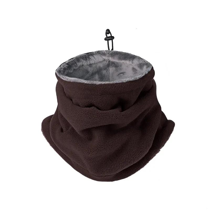 Winter Warme Skimaske Männer Bandana Fleece Halswärmer Gamasche Winddichter Schal Camping Wandern Sturmhaube Angeln Radfahren Gesichtsmaske kaffeebraun von Joom DACH
