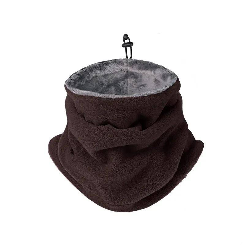 Winter Warme Skimaske Männer Bandana Fleece Halswärmer Gamasche Winddichter Schal Camping Wandern Sturmhaube Angeln Radfahren Gesichtsmaske kaffeebraun von Joom DACH