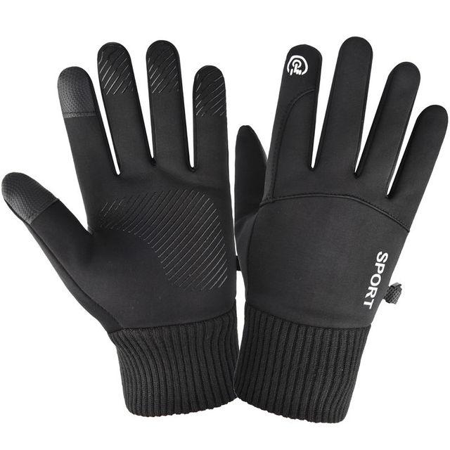 Winter Wasserdichte Herren Handschuhe Winddicht Sport Angeln Touchscreen Fahren Motorrad Ski Nicht-slip Warme Radfahren Frauen Handschuhe M schwarz von Joom DACH